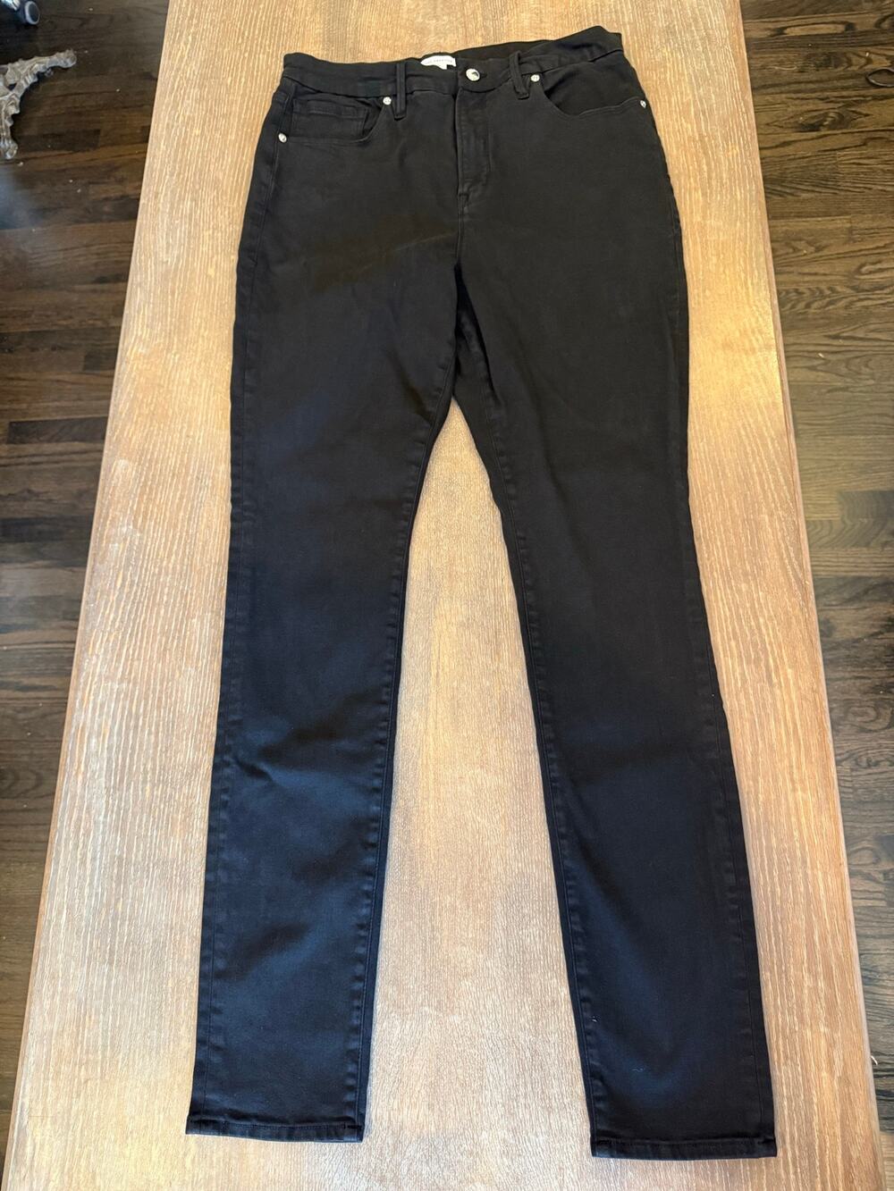 Good American Skinny Women’s Black Denim Jeans Size 18